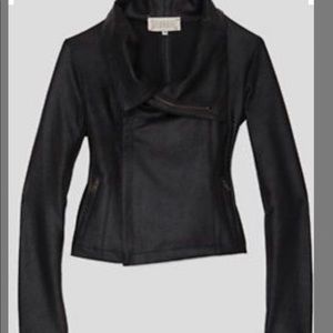 Georgie Faux Leather Moto Jacket from Intermix